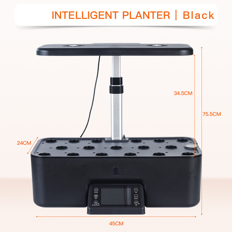 Hydroponics Growing System Kit Indoor Herb Garden with Grow Light 12 Pods (15)
