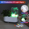 Indoor Herb Garden with Household LED Night Light Hydroponics Growing System Kit