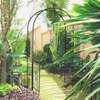 Garden Arbor Arch with Double Doors GT32090