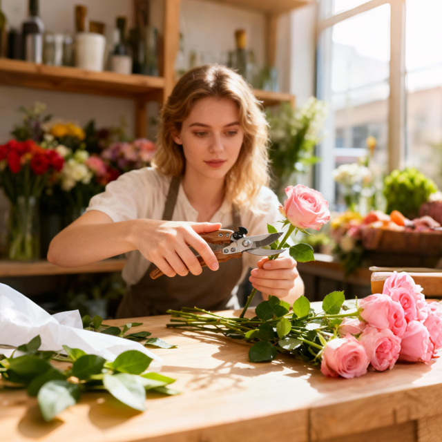 5/8-Inch Cut Capacity Garden Shears Pruning Shears for Indoor Plant