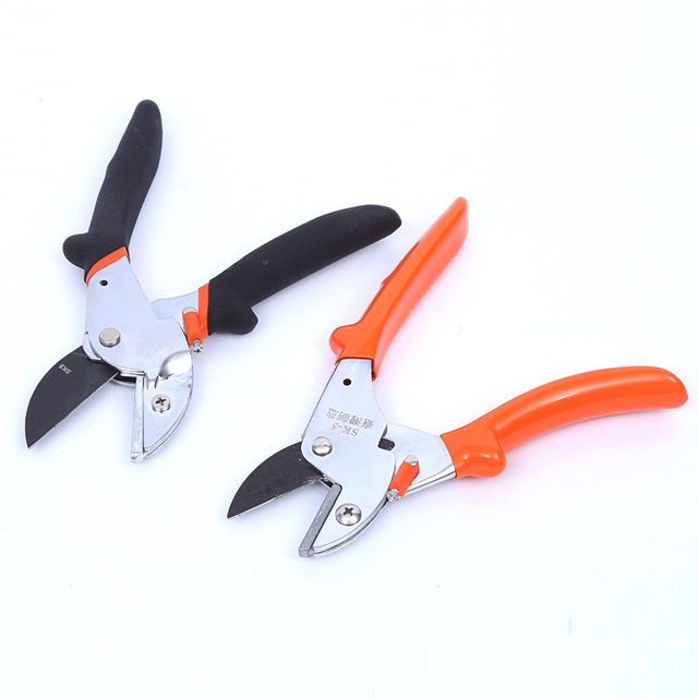 8" Professional Heavy Duty Anvil Pruning Shears with Anti-Rust SK-5 Blades