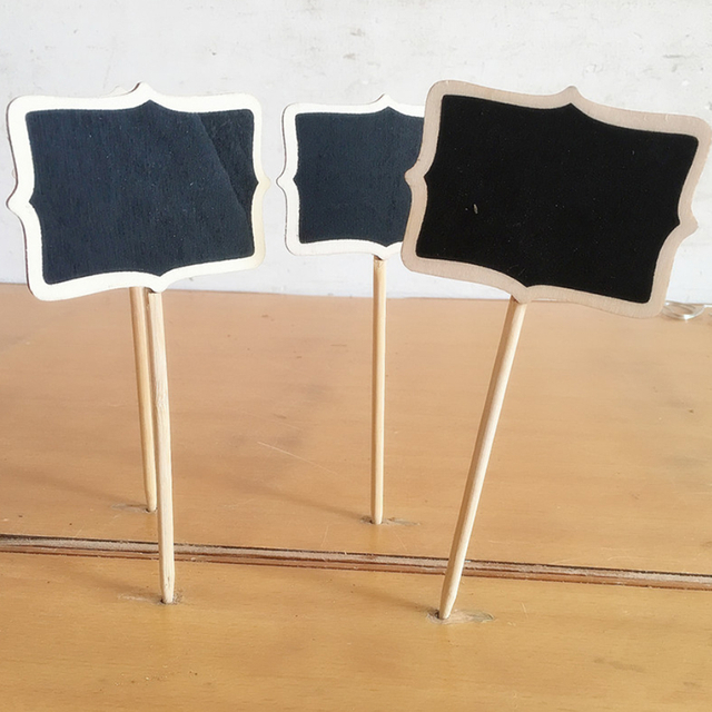 Wood Chalkboard Plant Tag GT25165
