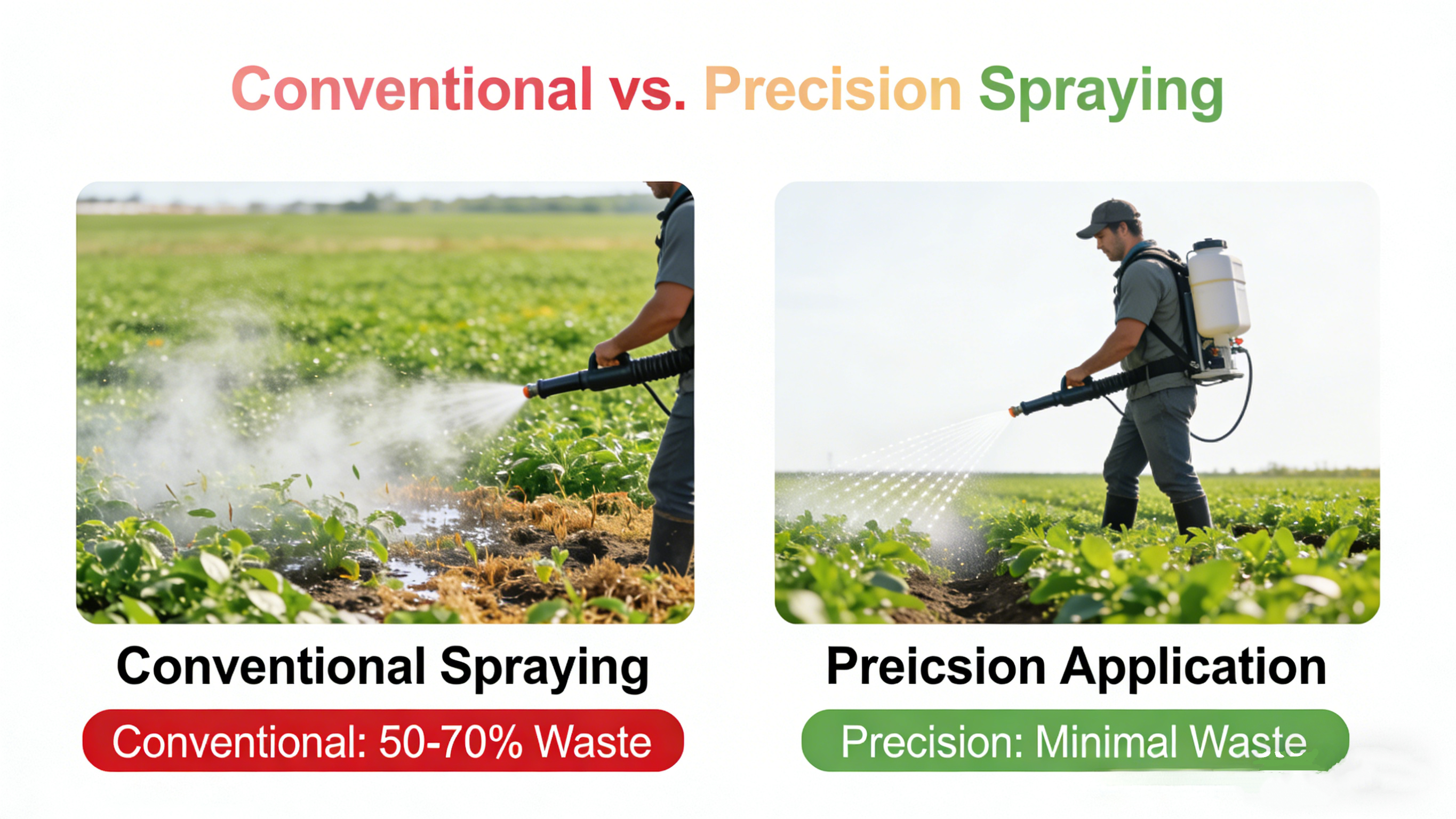 制作喷洒对比图