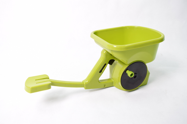 Hand-Held Seed Spreader Crank Design Broadcast Grass Seed Fertilizer Spreader ﻿