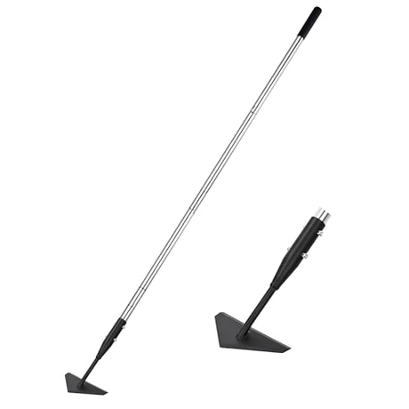 Carbon Steel Push-Pull Weeding Tool Triangle Garden Hoe