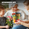 Abstract Human Face Multi-color Flower Pot