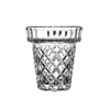Decorations Transparent Embossed High Foot Glass Vase Decorations
