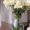 Modern Minimalist Style High-quality Appearance Slim Waist Design Glass Vase