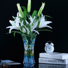 Mouth-blown Glass Vase Modern Home Decor Design Table Centerpieces High-end Thick Heavy Solid Color Glass Vases