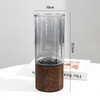 Light Luxury Northern Europe Simple Creative Glass Bottle Water Flower Vase Restaurant Guest Table Decorative Bottle