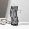 Creative Irregular Smart Impression Drop Pattern Glass Vase Personality Twist Waist Flower Arrangement Vase