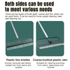 Removable Double-sided Multi-functional Plastic Leaf Rake for Gardens