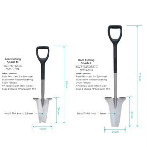Garden Root Slayer Shovel Detector Spade Premium Quality Shovel for Groundwork and Digging