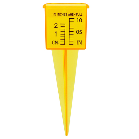 5" Capacity Easy-to-Read Magnifying Rain Gauge