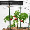 Metal Tomato Vine Bracket Spiral Plant Stand Stake Supporter GT25326