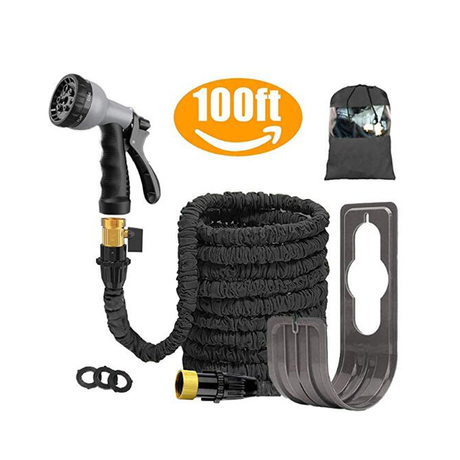 Flexible Water Hose with 9 Function Spray Nozzle GT17161