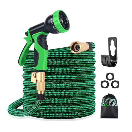 Magic Expanding Flexible Hose with Brass Fittings Garden Water Hose