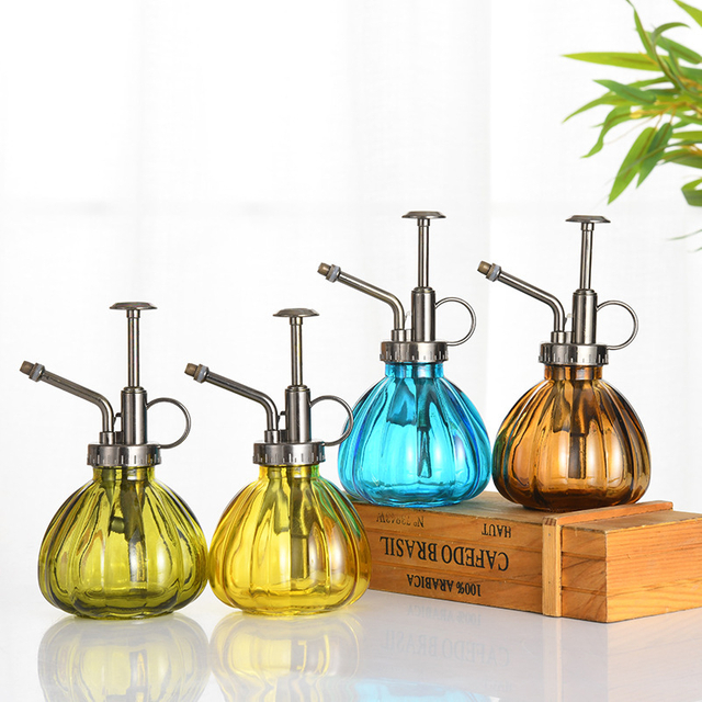 Transparent Glass Watering Spray Bottle GT18030-1