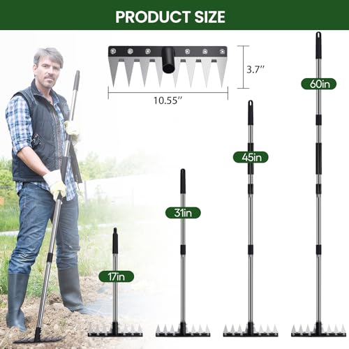 Stainless Steel Weeding Tool With Saw Blade