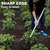 Carbon Steel Push-Pull Weeding Tool Triangle Garden Hoe
