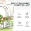 Garden Arbor Arch with Double Doors GT32090