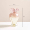 INS Style French-style Vase Color Small Glass Vase Mini Flower Table Decoration Vase
