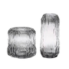 Ins Creative Silver-plated Gradient Glass Flower Vase