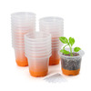 4" Transparent Silicone Base Reinforced Nursery Seed Starter Pots