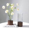Light Luxury Northern Europe Simple Creative Glass Bottle Water Flower Vase Restaurant Guest Table Decorative Bottle
