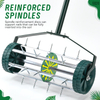18-Inch Spike Rolling Lawn Aerator for Grass