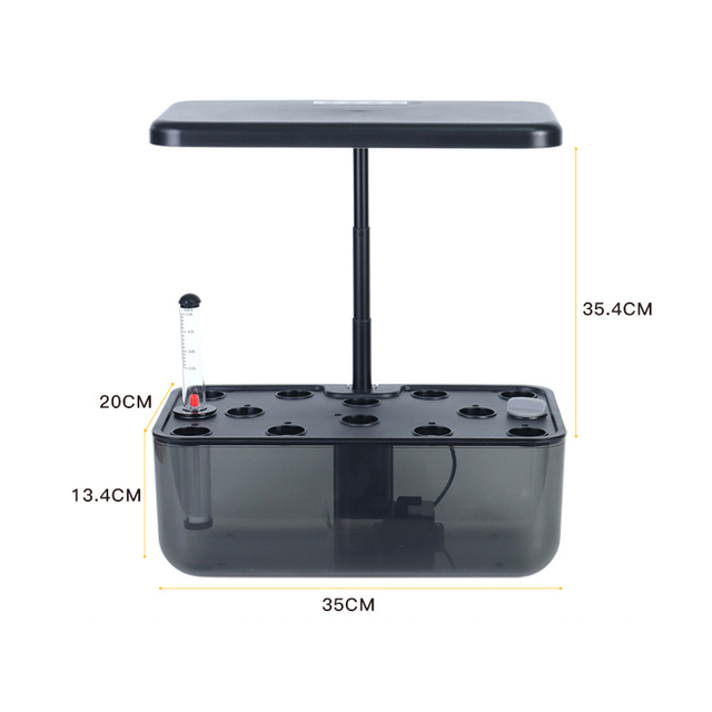 12 Pods Indoor Herb Garden with LED Grow Light for Home School