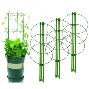Flower Trellis Iron Support Ring Climbing Tomato Plant Growing Cage