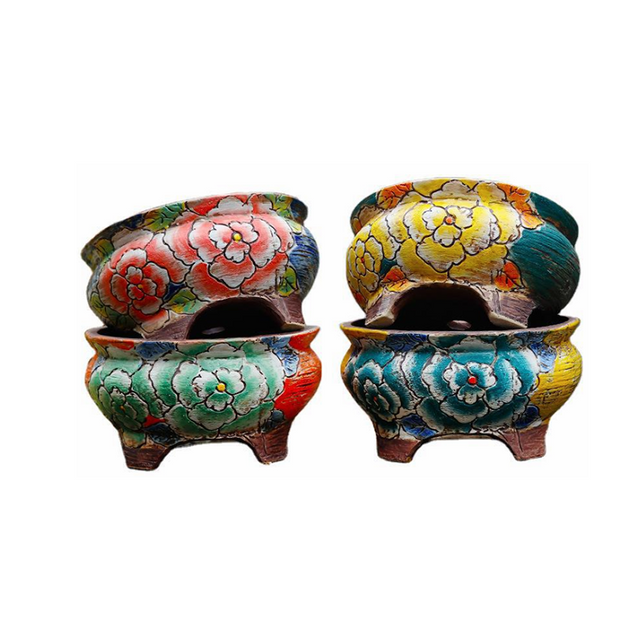 Hand Painted Painted Flower Pots GT14278-1