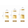 Most Popular Luxury Swirl Transparent Glass Flower Vase 