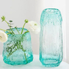  Ins Creative Silver-plated Gradient Glass Flower Vase