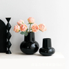 Black Vintage Retro French Small Flower Vase
