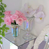 White Transparent Small Vase Simple Centerpieces