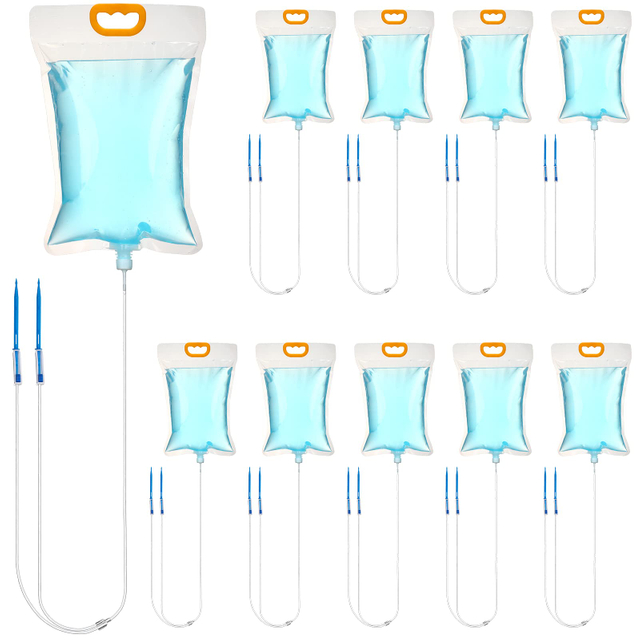 3.5L Plant Water Bag Adjustable Valve Watering Drip Irrigation Kit