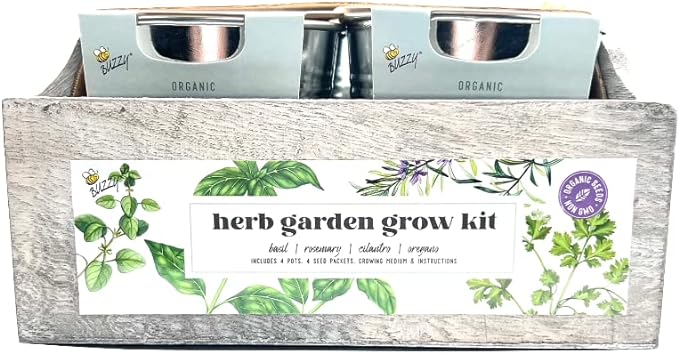 Organic 4 Year Round Herb Home Growing Garden Plant Starter DlY Kit (3)