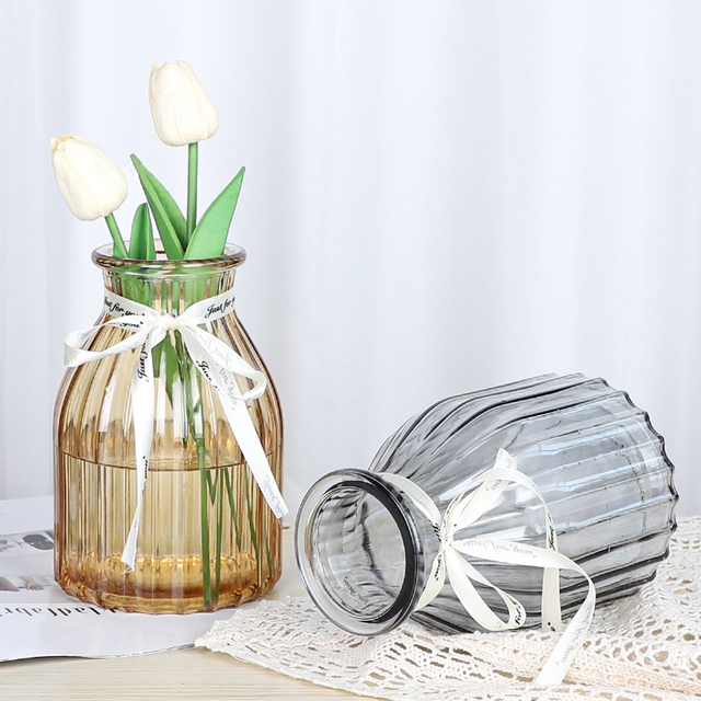 Glass Vase Creative Nordic Colored Glass Vase