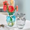 Gradient-colored glass vase