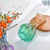 Nordic Garlic Head Glass Vase Transparent Tabletop Living Room Decoration Ornaments Ins High Appearance Level Dry Flowers Vase