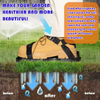 Double Layer with Spiked Bottom and Spring Base Lawn Aerator Shoes