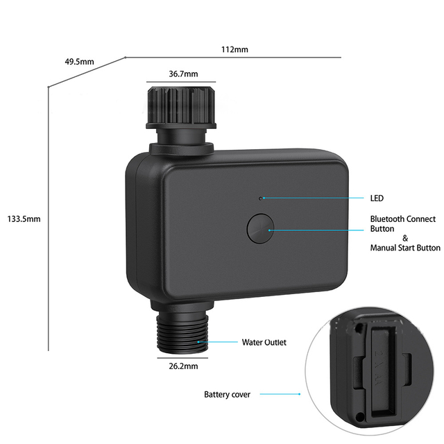Smart Bluetooth Irrigation Timer Controller