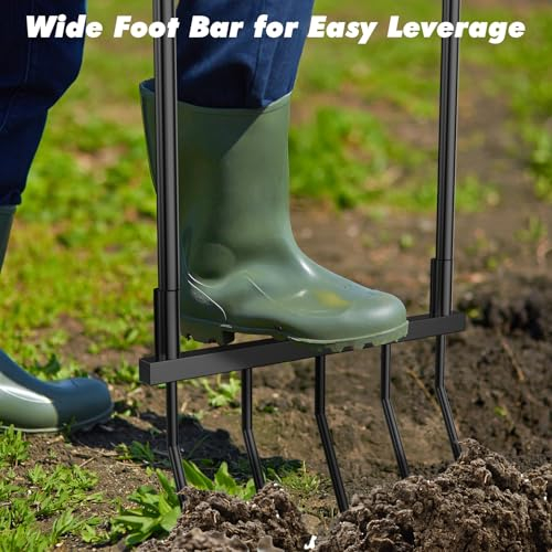 5 Tines Broad Fork for Gardening