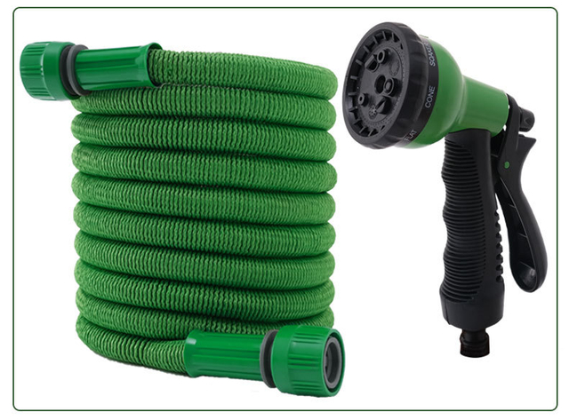  Double Latex Expandable Garden Hose Set