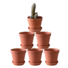 4 Inch Terra Cotta Pots with Saucer GT14037-1A