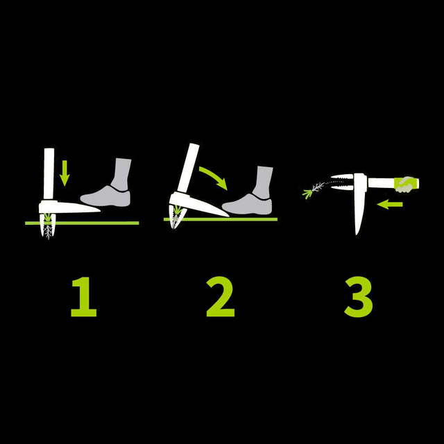 "D" Shape Long Handled Weed Puller GT1111
