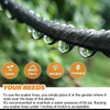 25 50 75 100ft Irrigation Hose Flat Seepage Pipe Flat Water Hose