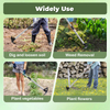 2 in 1 Hand Weed Rake and Garden Hoe Weed Puller Tool for Gardening